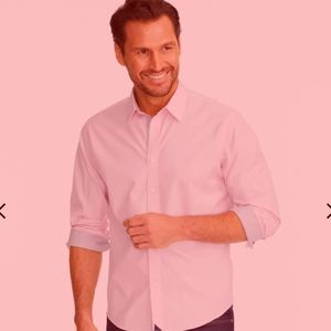 Men's untuckit medium slim fit button down
